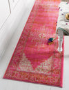 Serenade Oasis Collection Area Rug -  Utopia Runner Pink  lifestyle 42