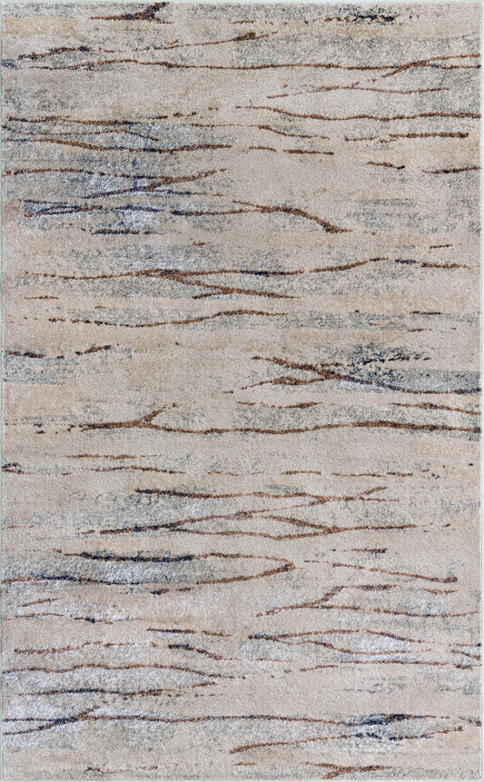 Serenade Oasis Collection Area Rug -  Nirvana Rectangle Beige Main