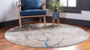 Serenade Oasis Collection Area Rug -  Oasis Round Light Brown  lifestyle 30