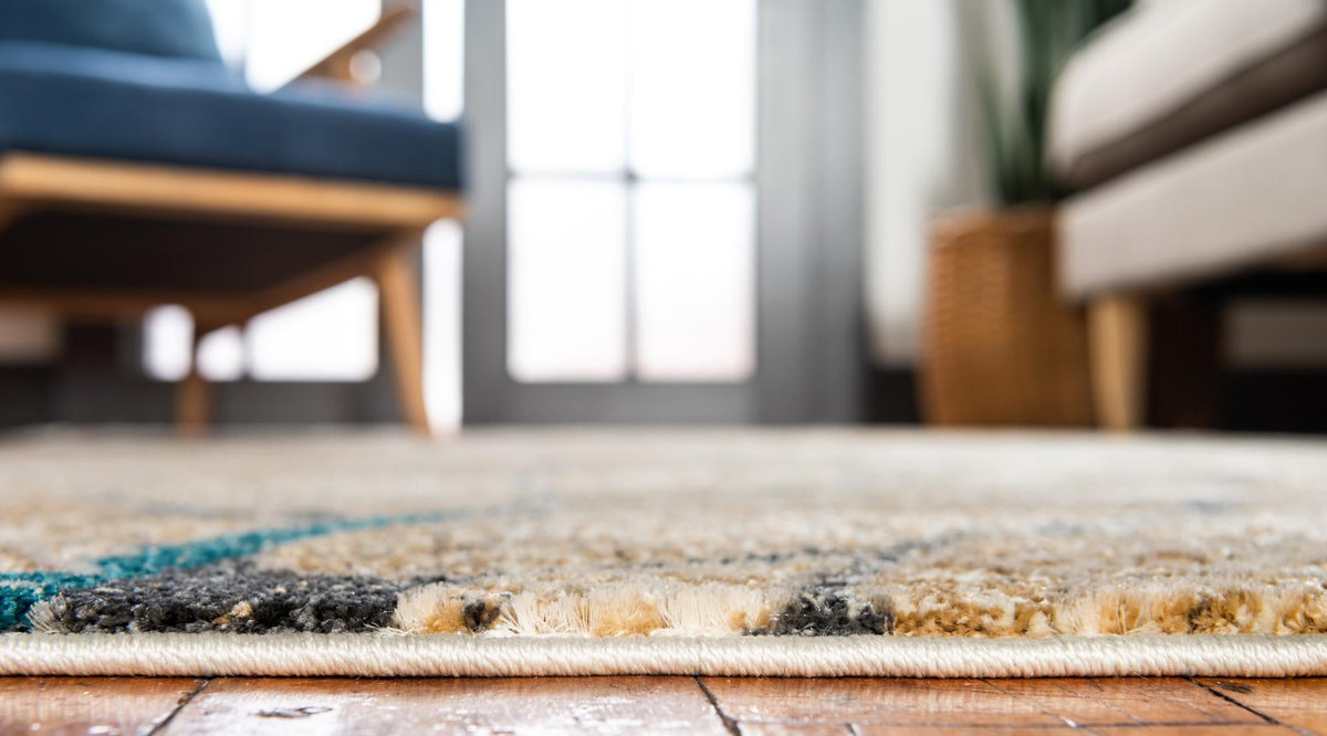 Serenade Oasis Collection Area Rug -  Oasis Round Light Brown  lifestyle 37