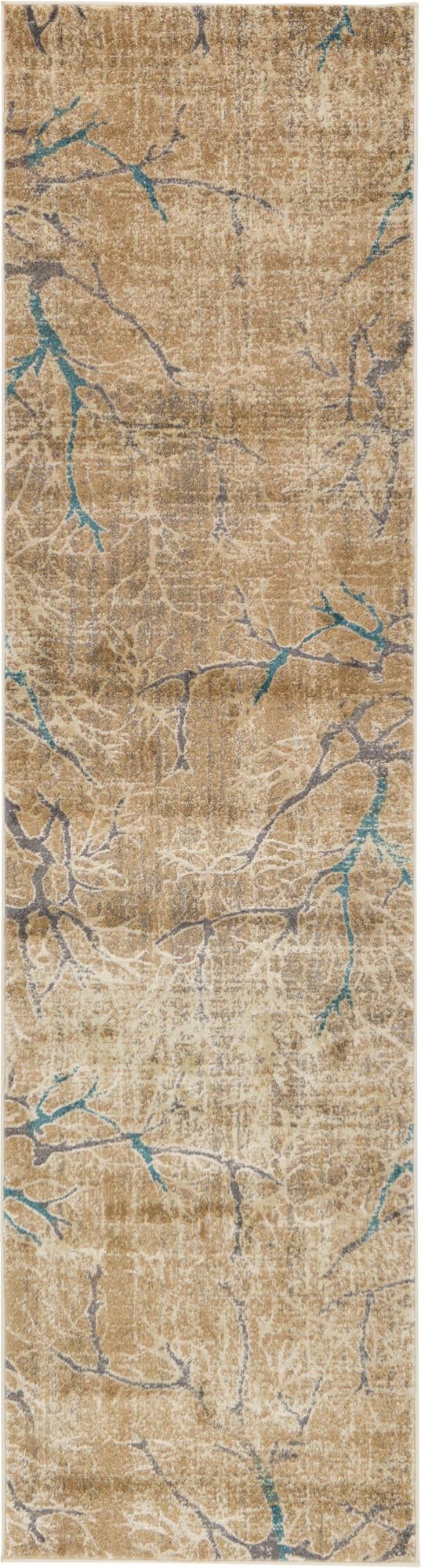 Serenade Oasis Collection Area Rug -  Oasis Runner Light Brown  lifestyle 21