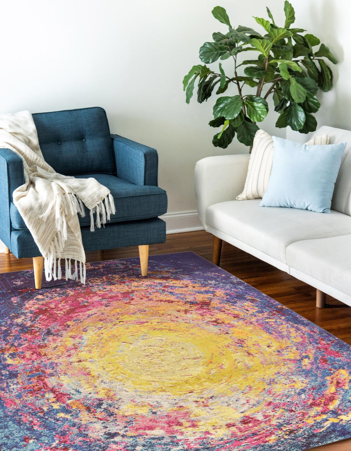 Marrakesh Elegance Collection Area Rug -  Akka Rectangle Multi  lifestyle 3