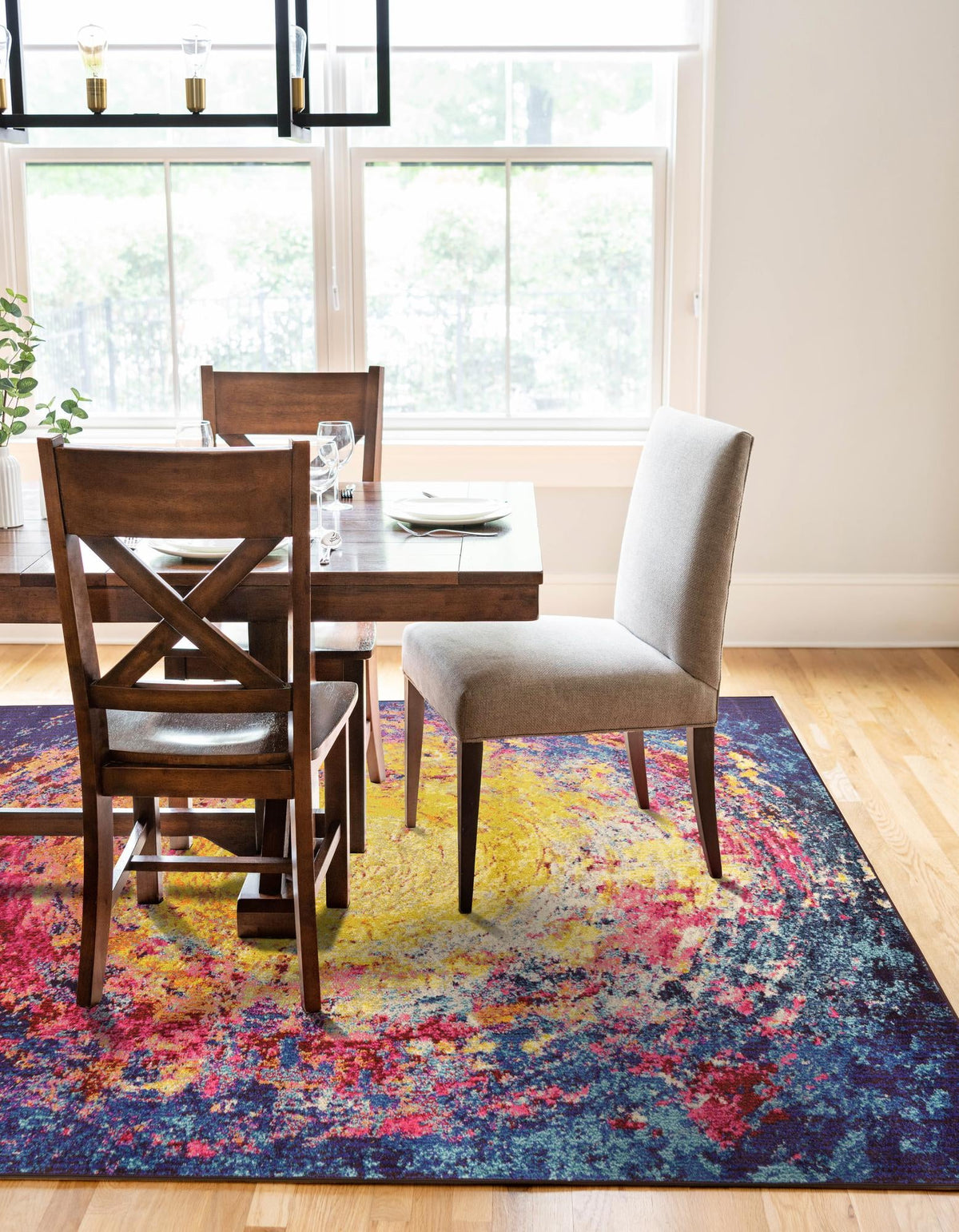 Marrakesh Elegance Collection Area Rug -  Akka Rectangle Multi  lifestyle 8