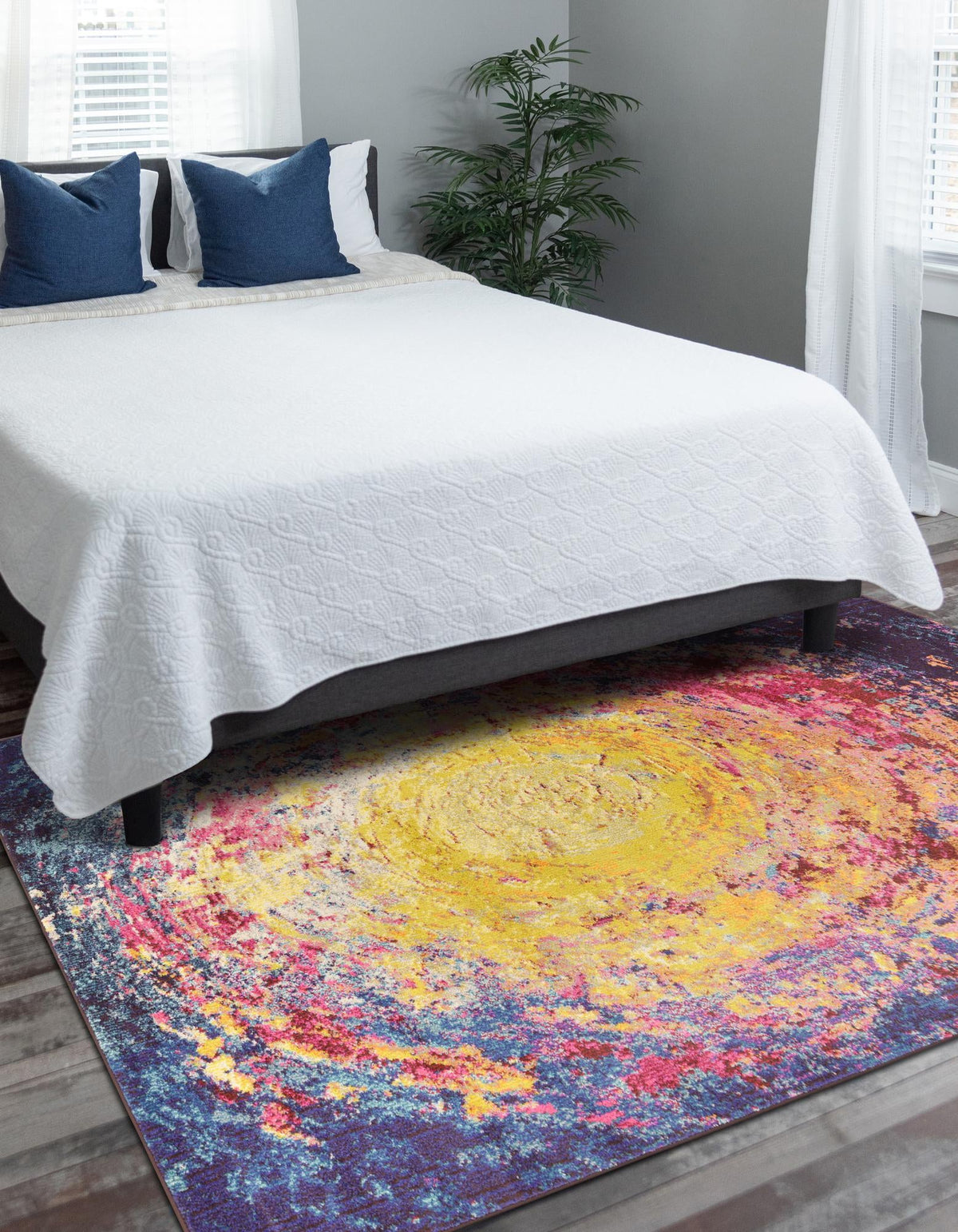 Marrakesh Elegance Collection Area Rug -  Akka Rectangle Multi  lifestyle 9
