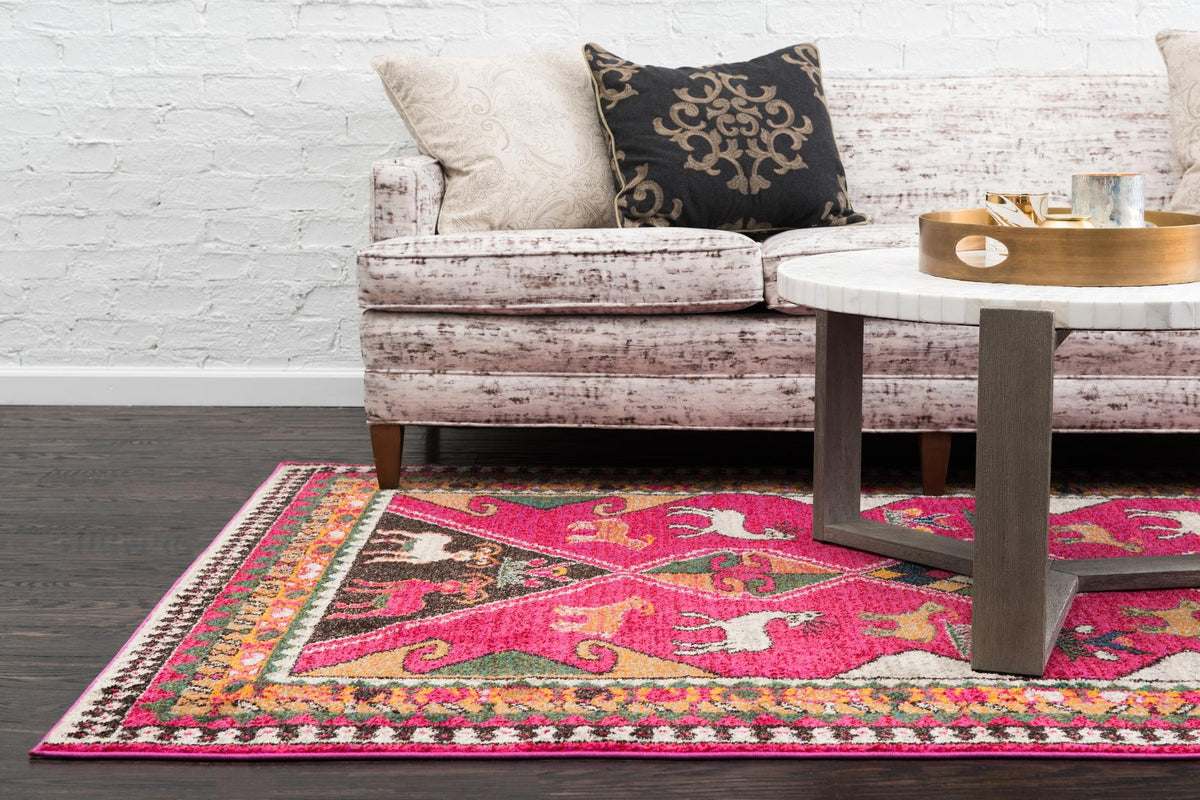 Sedona Vista Collection Area Rug -  Nolina Rectangle Pink  lifestyle 7