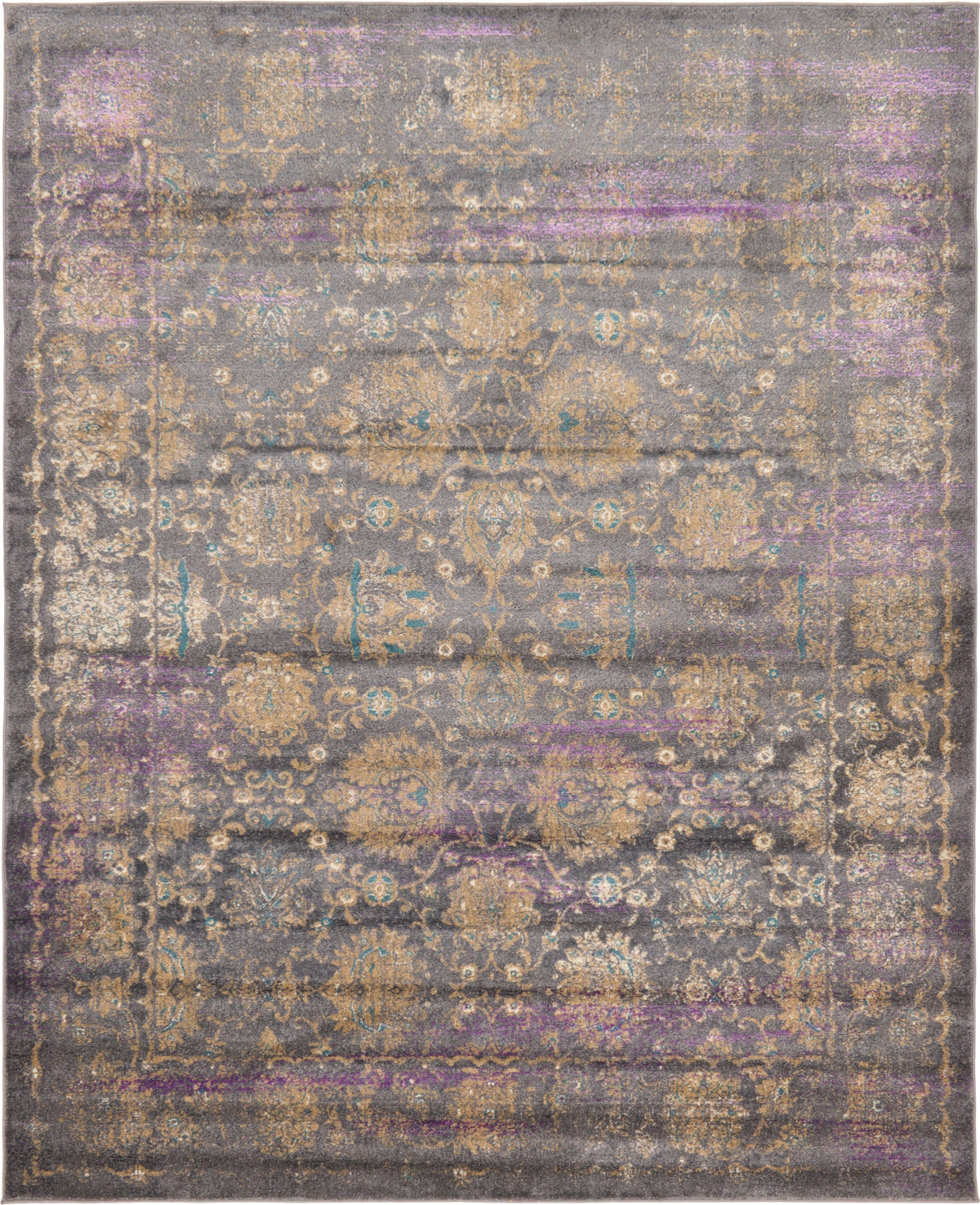 Serenade Oasis Collection Area Rug -  Idyll Rectangle Gray Main