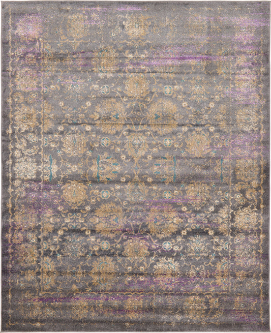 Serenade Oasis Collection Area Rug -  Idyll Rectangle Gray Main