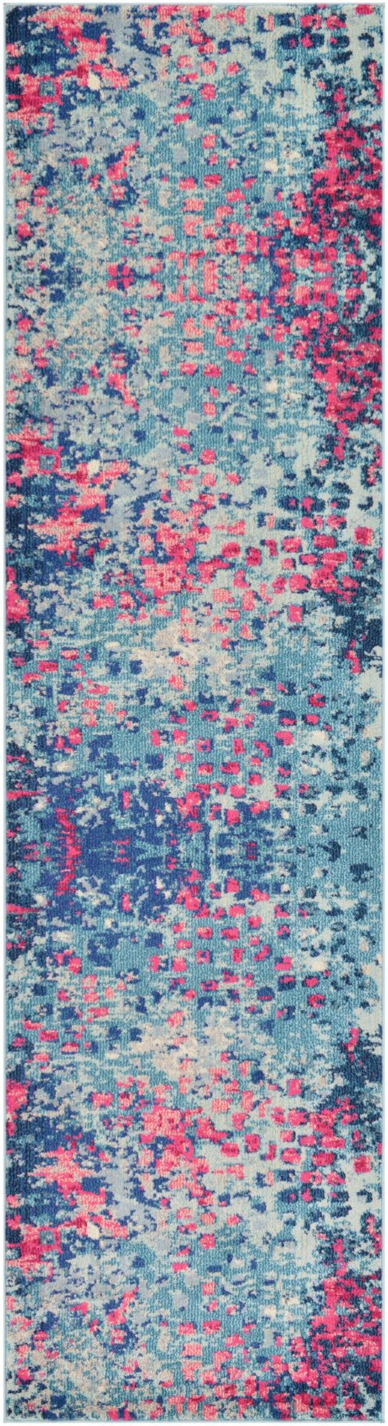 Sevilla Splendor Collection Area Rug - Alcazar Runner Blue  lifestyle 74