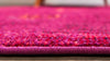 Chateau Elegance Collection Area Rug -  Louvre Rectangle Magenta  lifestyle 10