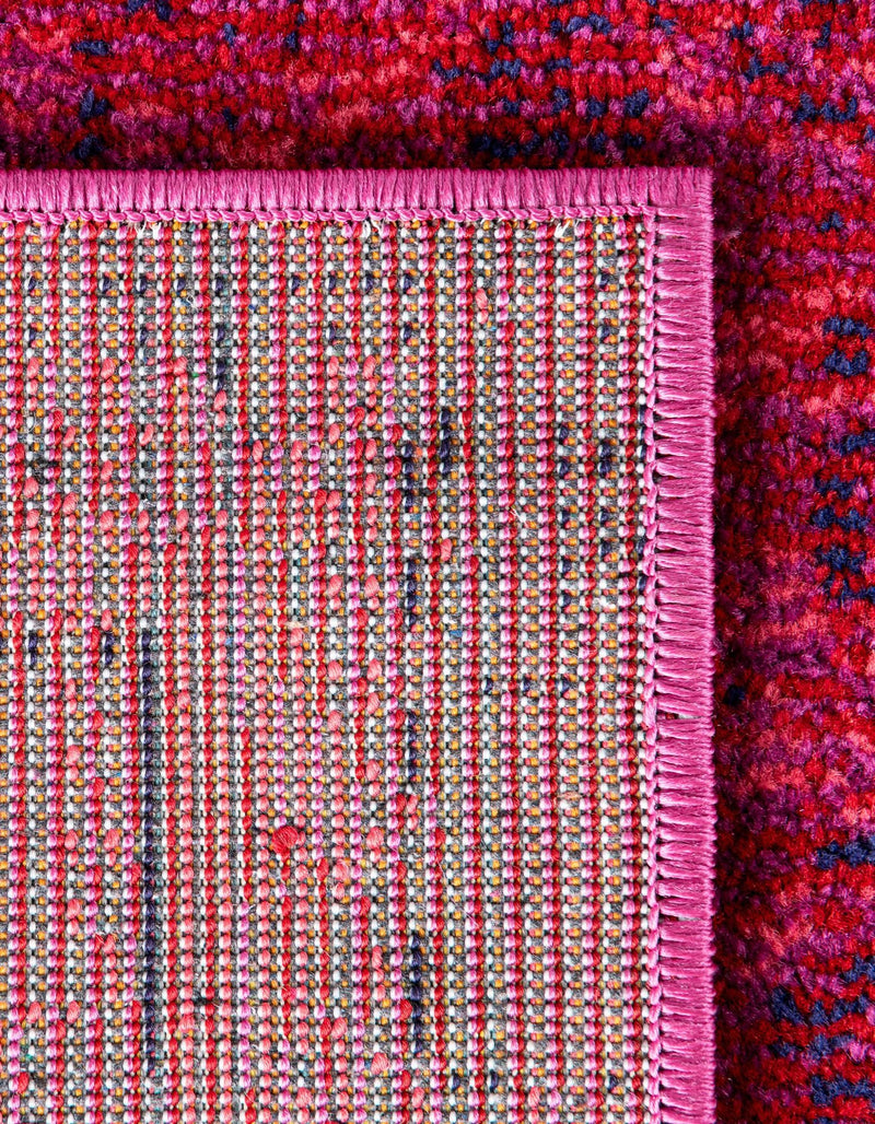 Chateau Elegance Collection Area Rug -  Louvre Rectangle Magenta  lifestyle 19