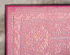 Chateau Elegance Collection Area Rug -  Louvre Rectangle Magenta  lifestyle 19