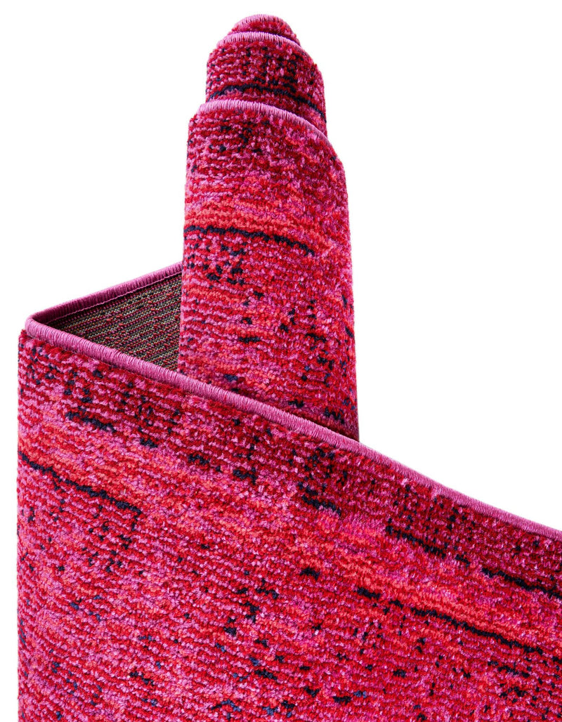 Chateau Elegance Collection Area Rug -  Louvre Rectangle Magenta  lifestyle 32
