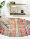 Sedona Vista Collection Area Rug -  Cholla Round Multi  lifestyle 25