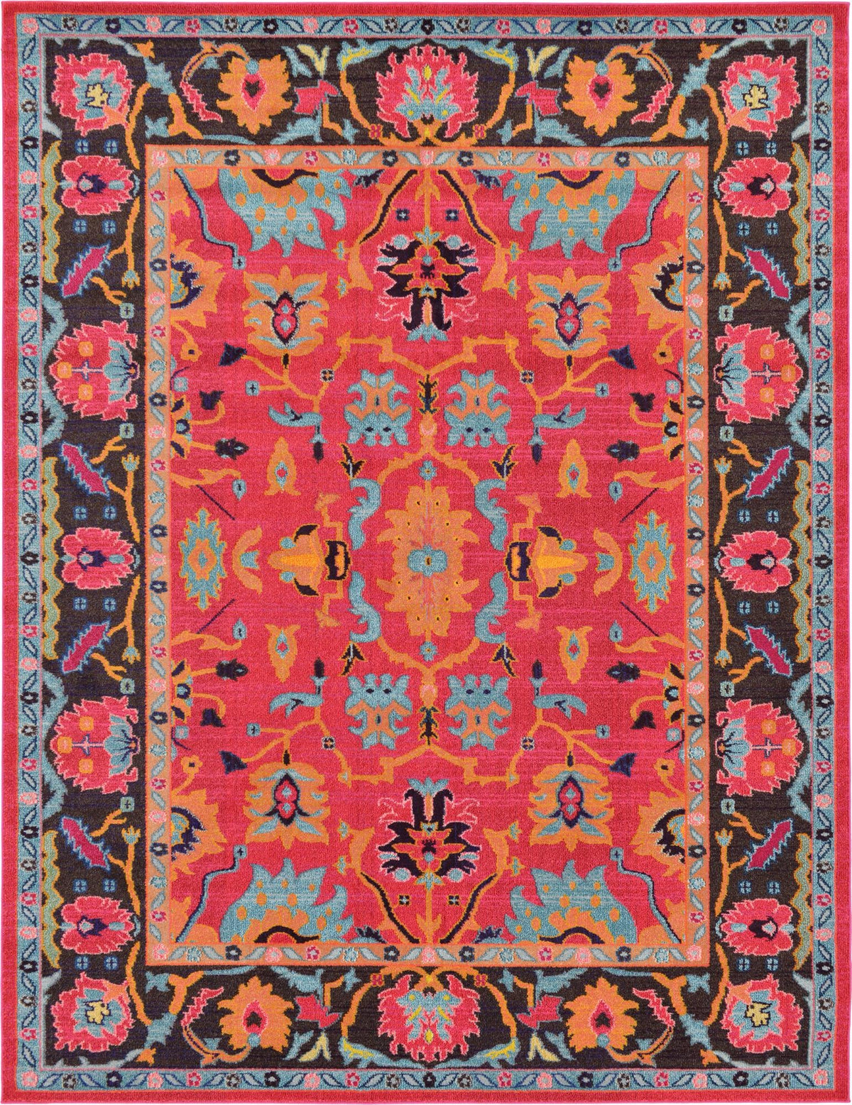 Chateau Elegance Collection Area Rug -  Giverny Rectangle Pink Main