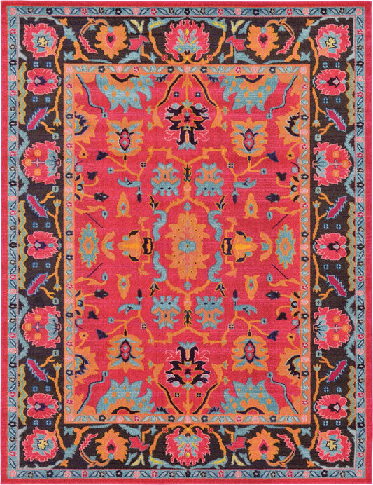 Chateau Elegance Collection Area Rug -  Giverny Rectangle Pink Main