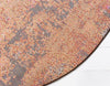 Marrakesh Elegance Collection Area Rug -  Ennakhil Round Orange  lifestyle 38