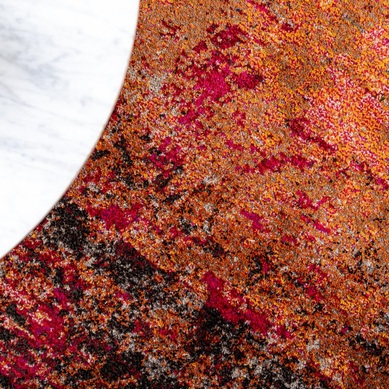 Marrakesh Elegance Collection Area Rug -  Ennakhil Rectangle Orange  lifestyle 6