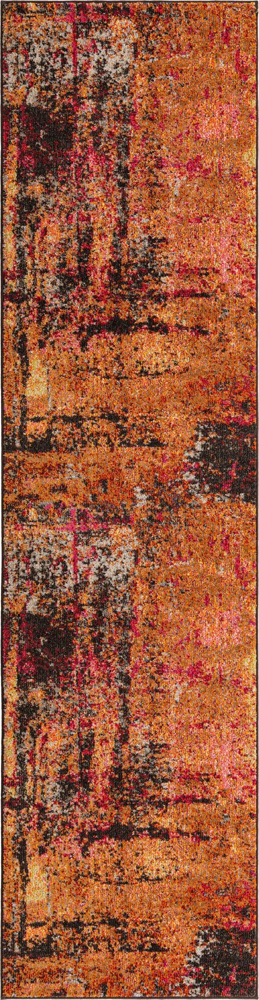 Marrakesh Elegance Collection Area Rug -  Ennakhil Runner Orange  lifestyle 12