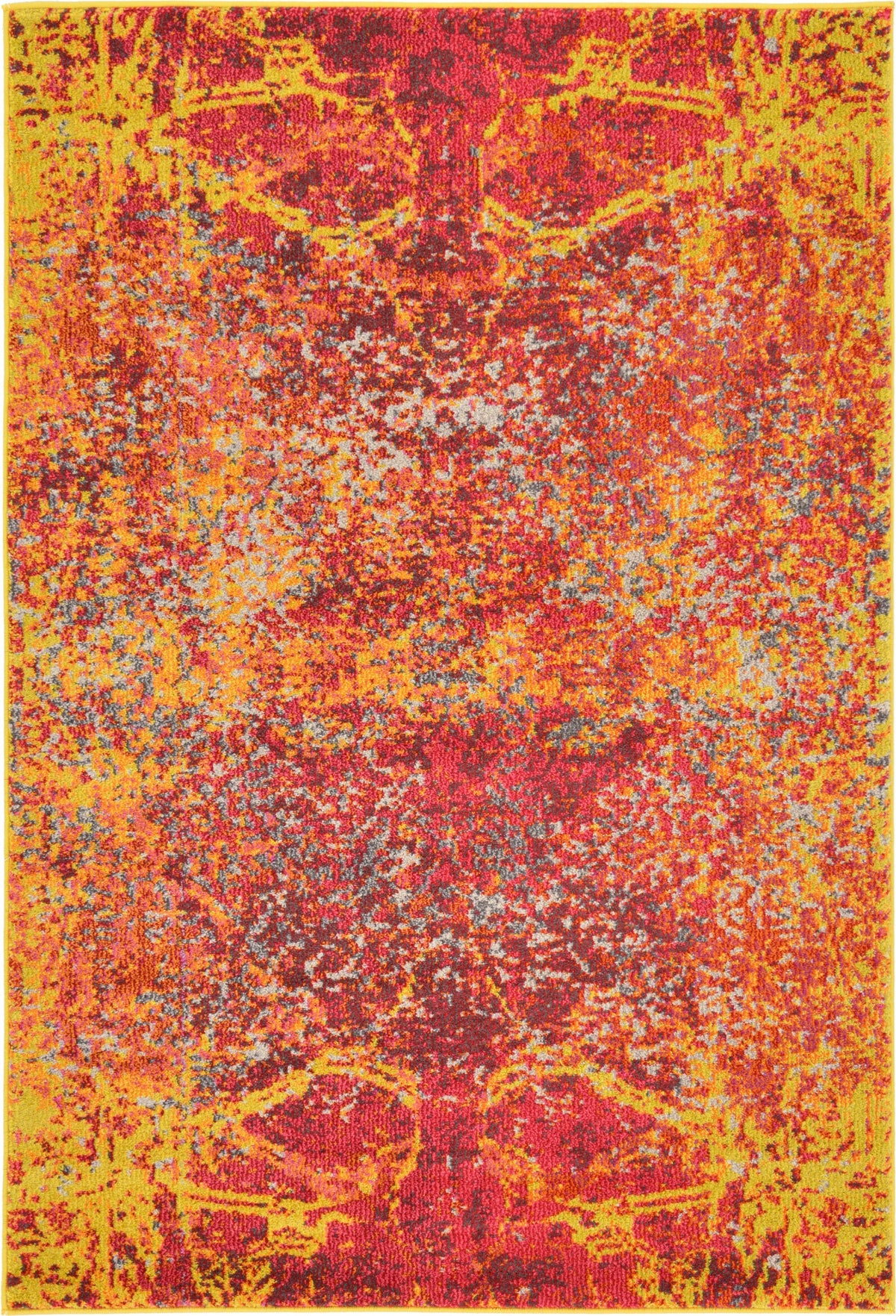 Marrakesh Elegance Collection Area Rug -  Tiznit Rectangle Red Main