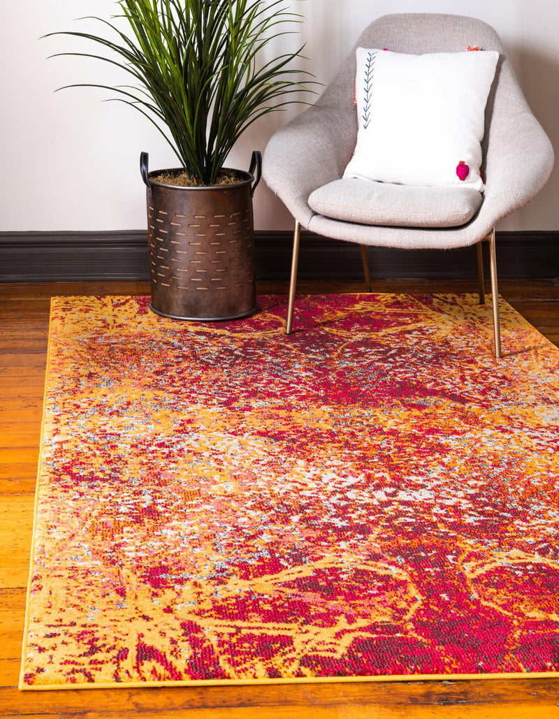 Marrakesh Elegance Collection Area Rug -  Tiznit Rectangular Red  lifestyle 16
