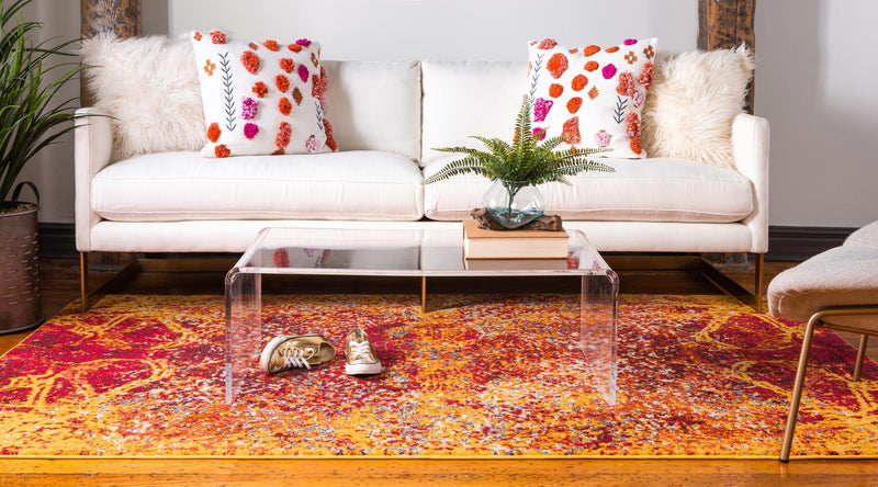 Marrakesh Elegance Collection Area Rug -  Tiznit Rectangular Red  lifestyle 21