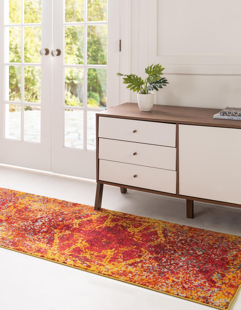 Marrakesh Elegance Collection Area Rug -  Tiznit Runner Red  lifestyle 18