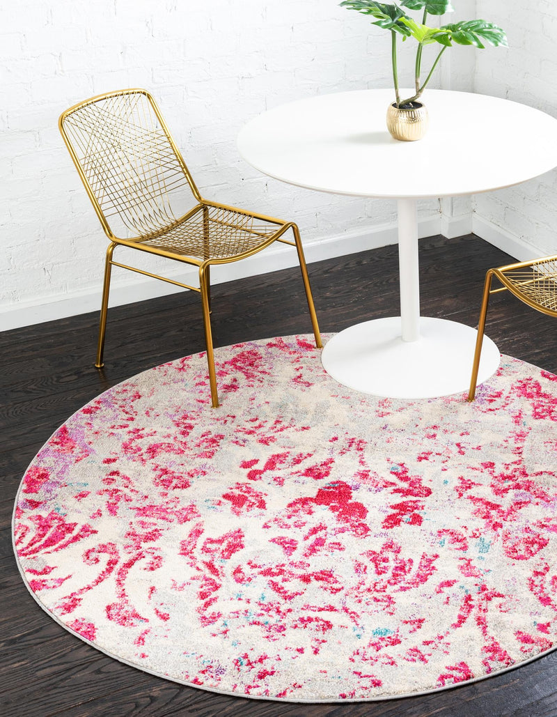 Marrakesh Elegance Collection Area Rug -  Tiddas Round Multi  lifestyle 15