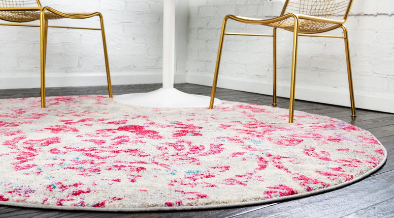 Marrakesh Elegance Collection Area Rug -  Tiddas Round Multi  lifestyle 21