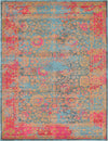 Chateau Elegance Collection Area Rug -  Marly Rectangle Blue Main