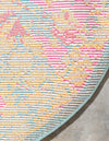 Chateau Elegance Collection Area Rug -  Marly Round Blue  lifestyle 37