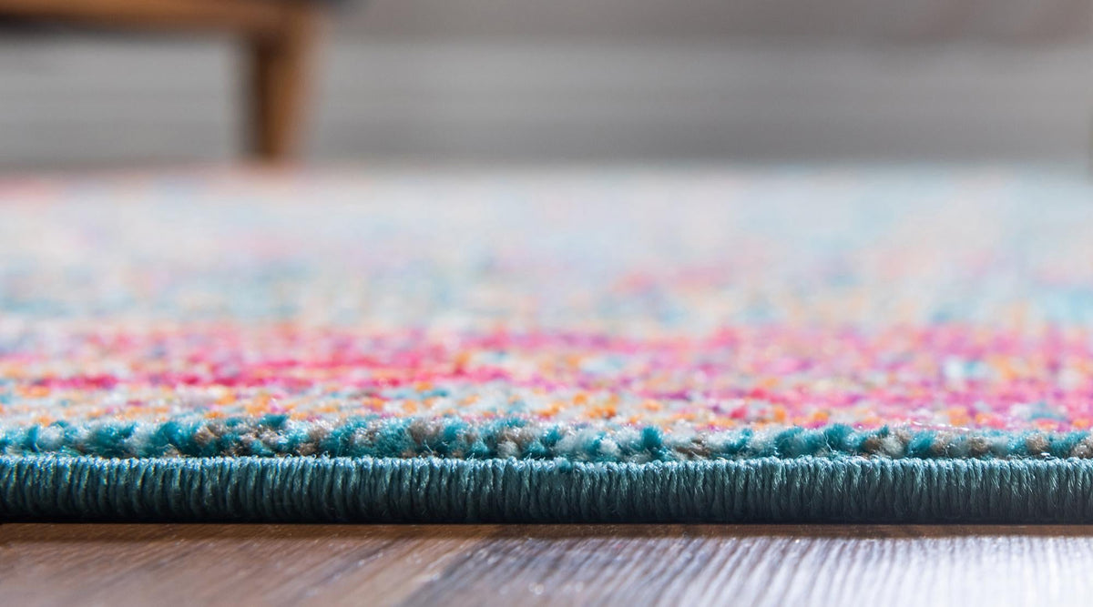 Chateau Elegance Collection Area Rug -  Marly Rectangle Blue  lifestyle 6