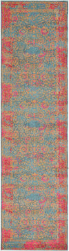 Chateau Elegance Collection Area Rug -  Marly Runner Blue  lifestyle 13