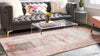 Chateau Elegance Collection Area Rug -  Provence Rectangular Light Blue  lifestyle 45