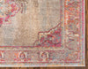 Chateau Elegance Collection Area Rug -  Provence Rectangular Light Blue  lifestyle 48