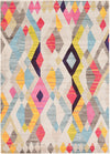 Sedona Vista Collection Area Rug -  Pricklypear Rectangle Multi Main