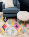 Sedona Vista Collection Area Rug -  Pricklypear Round Multi  lifestyle 22