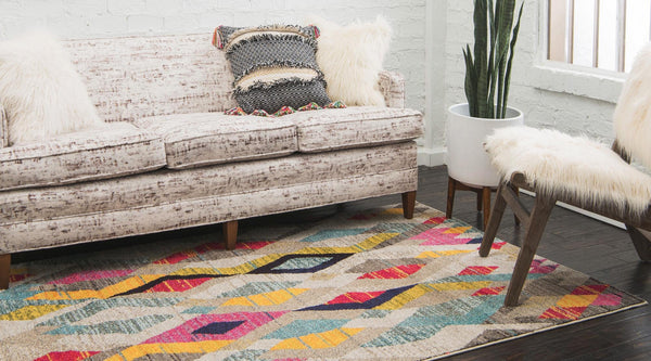 Sedona Vista Collection Area Rug -  Pricklypear Rectangle Multi  lifestyle 6