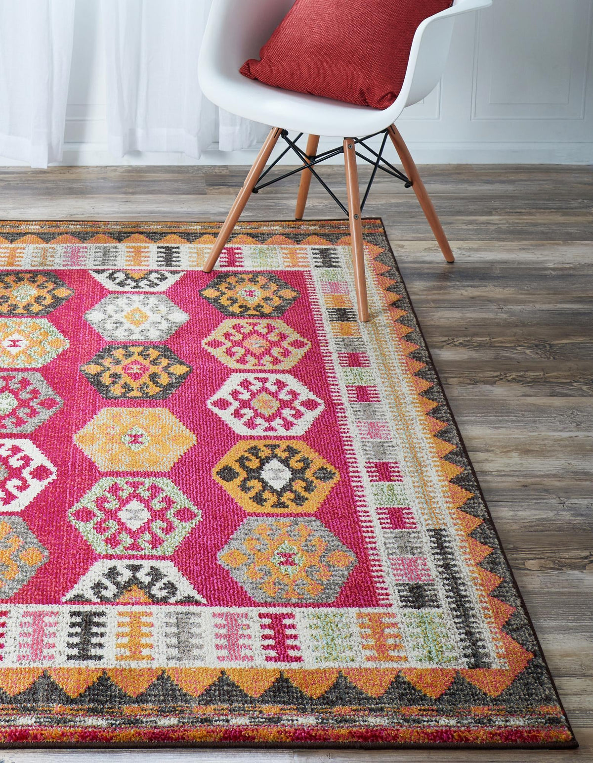 Sedona Vista Collection Area Rug -  Gila Rectangle Red  lifestyle 4