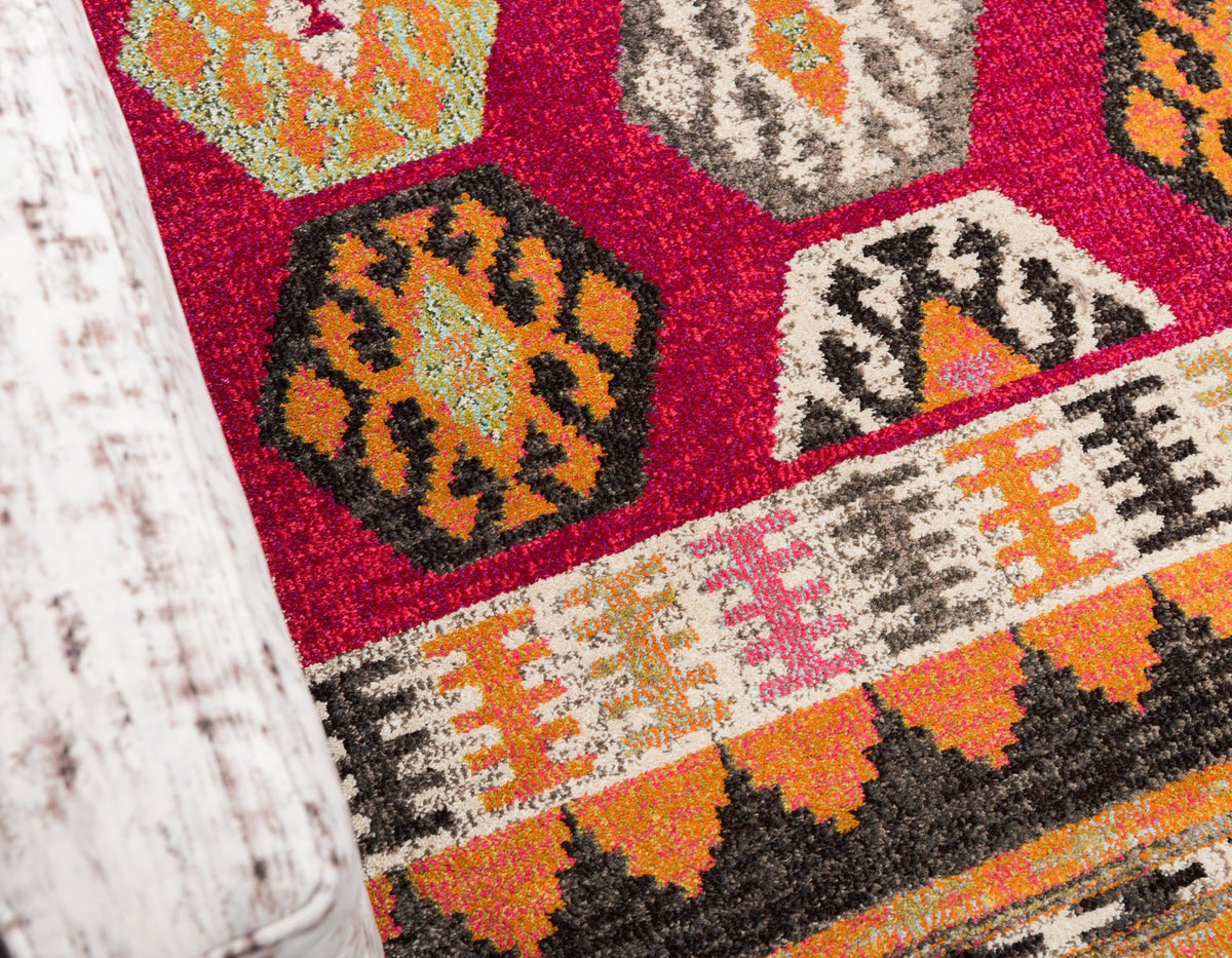 Sedona Vista Collection Area Rug -  Gila Rectangular Red  lifestyle 31