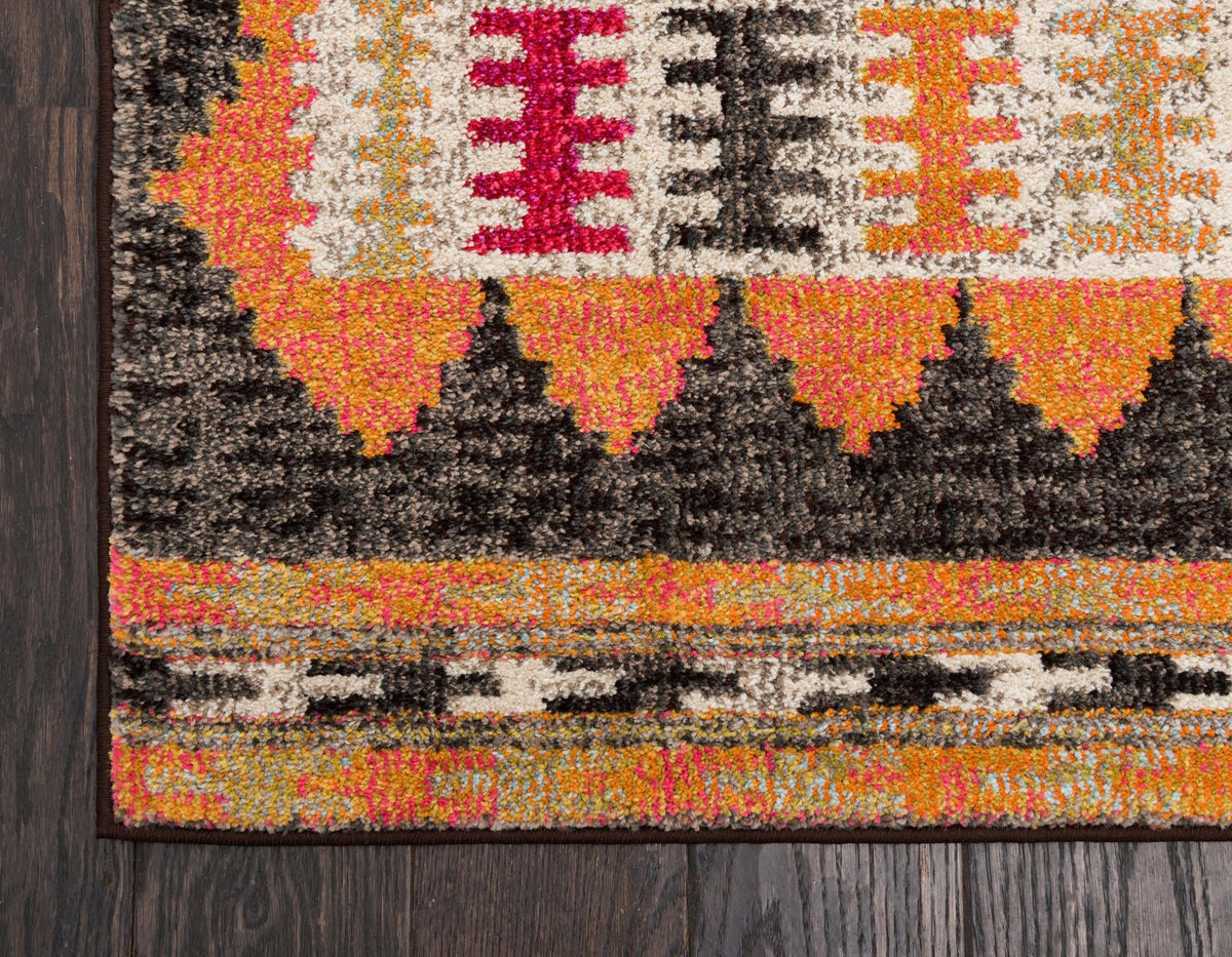 Sedona Vista Collection Area Rug -  Gila Rectangular Red  lifestyle 36