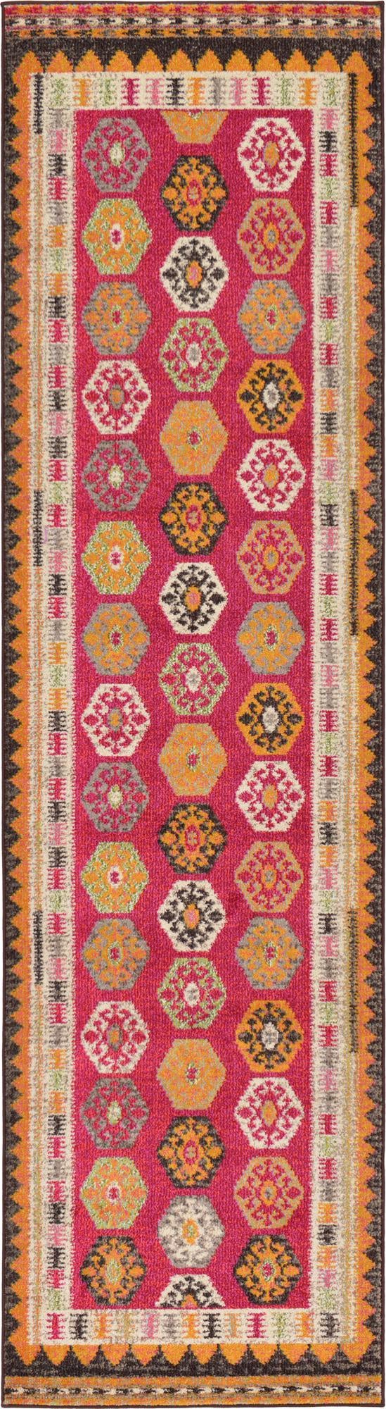 Sedona Vista Collection Area Rug -  Gila Runner Red  lifestyle 15