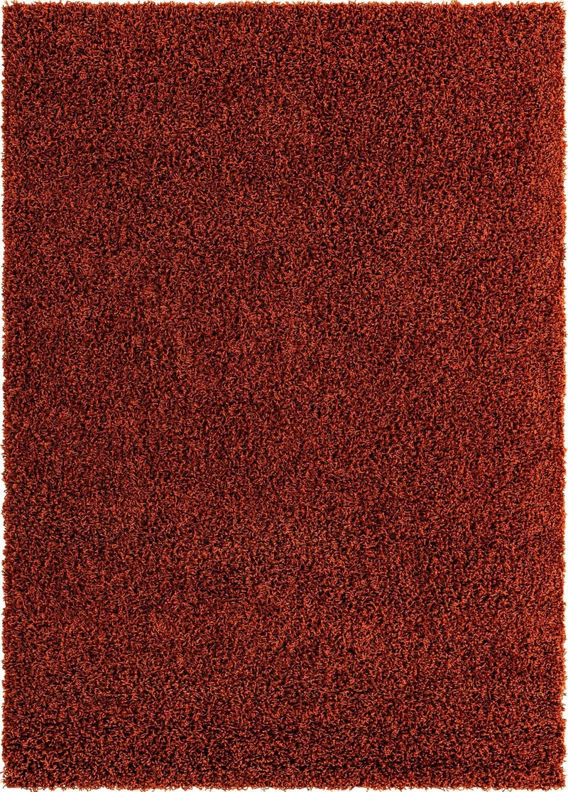 Plush Oasis Collection Area Rug - Serenity (Terracotta) Rectangle Terracotta  lifestyle 2