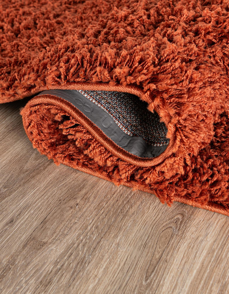Plush Oasis Collection Area Rug - Serenity (Terracotta) Runner Terracotta  lifestyle 21