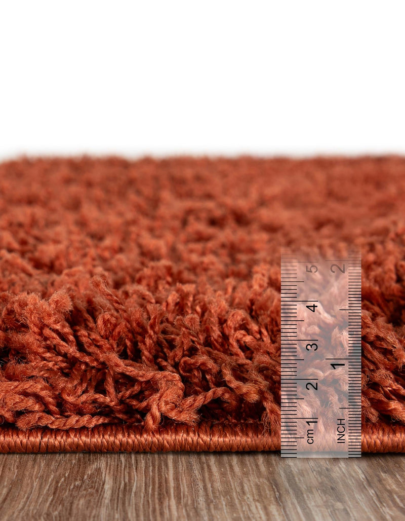 Plush Oasis Collection Area Rug - Serenity (Terracotta) Runner Terracotta  lifestyle 22