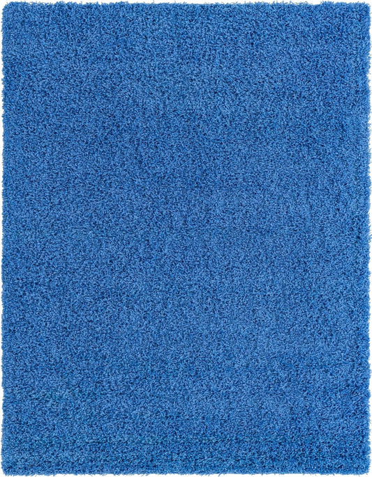 Plush Oasis Collection Area Rug - Serenity (Periwinkle Blue) Rectangle Periwinkle Blue  lifestyle 2