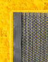 Plush Oasis Collection Area Rug - Serenity (Tuscan Sun Yellow) Round Tuscan Sun Yellow  lifestyle 63