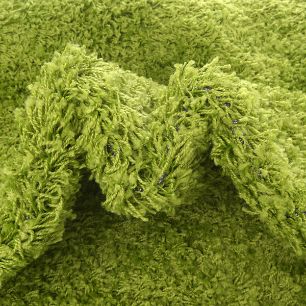 Plush Oasis Collection Area Rug - Serenity (Grass Green) Square Grass Green  lifestyle 13