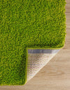 Plush Oasis Collection Area Rug - Serenity (Grass Green) Rectangle Grass Green  lifestyle 39