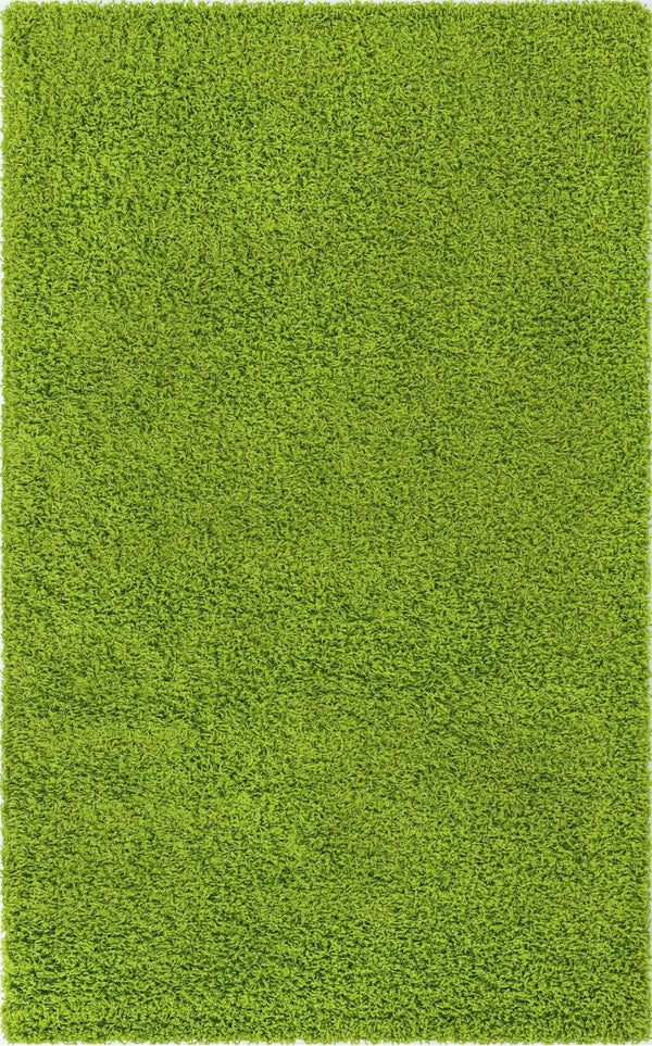 Plush Oasis Collection Area Rug - Serenity (Grass Green) Rectangle Grass Green Main