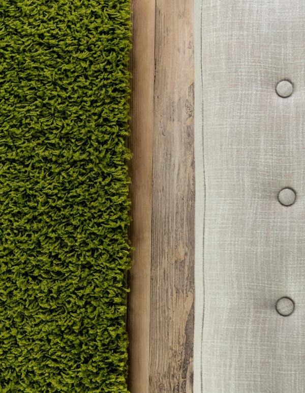 Plush Oasis Collection Area Rug - Serenity (Grass Green) Runner Grass Green  lifestyle 13